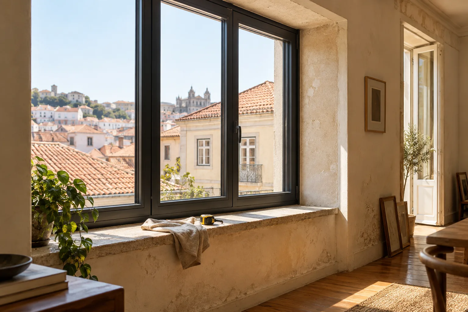 Photo of the windows the customer wants to replace